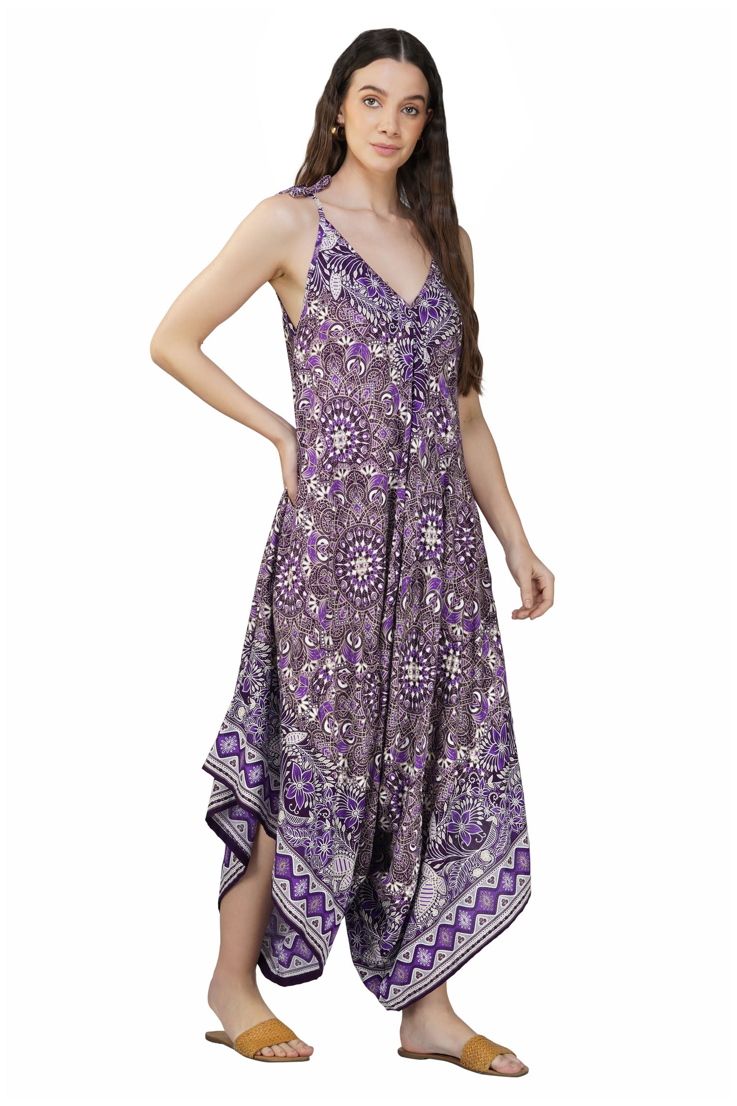 Full Length Jumpsuit - Lilac