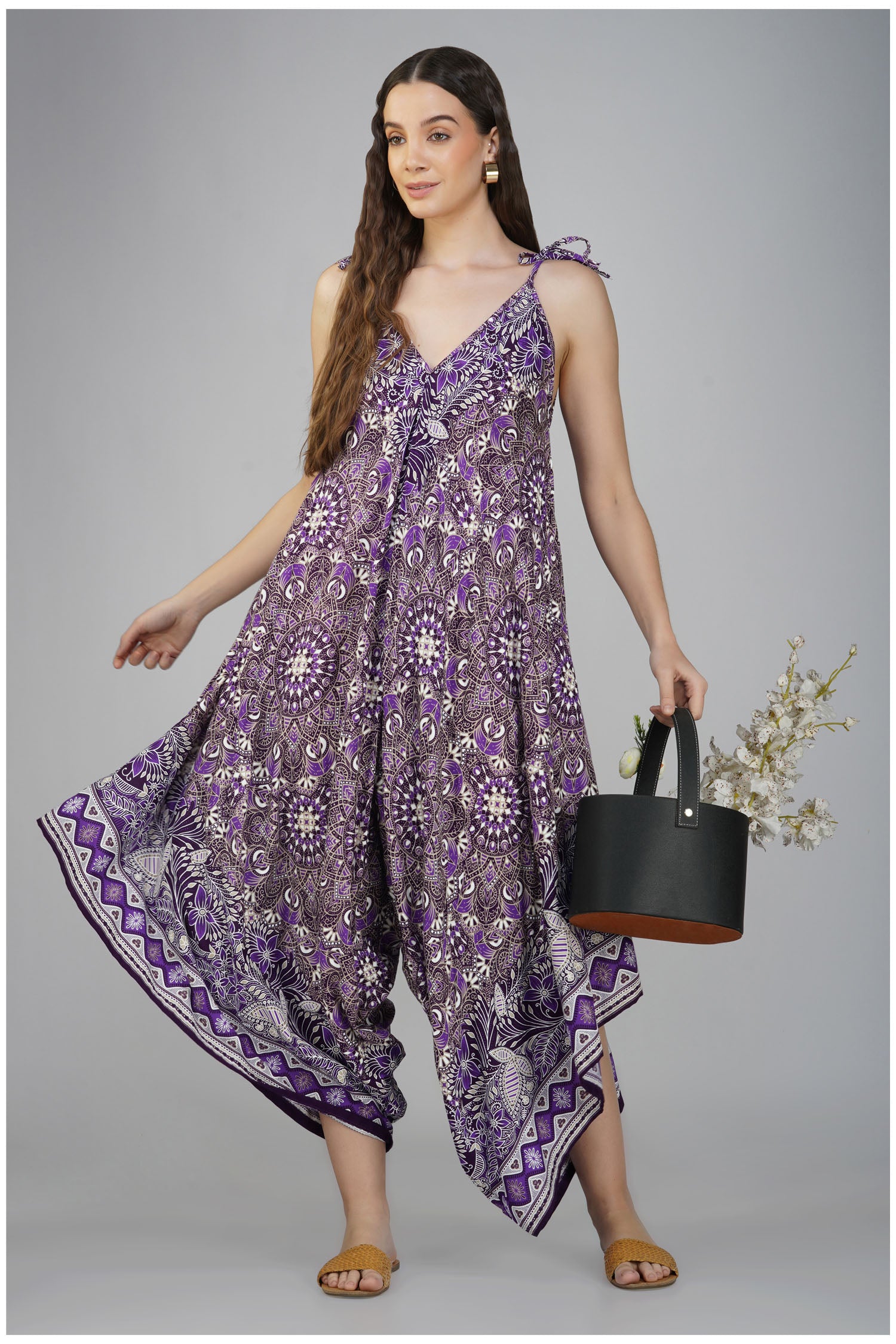 Full Length Jumpsuit - Lilac