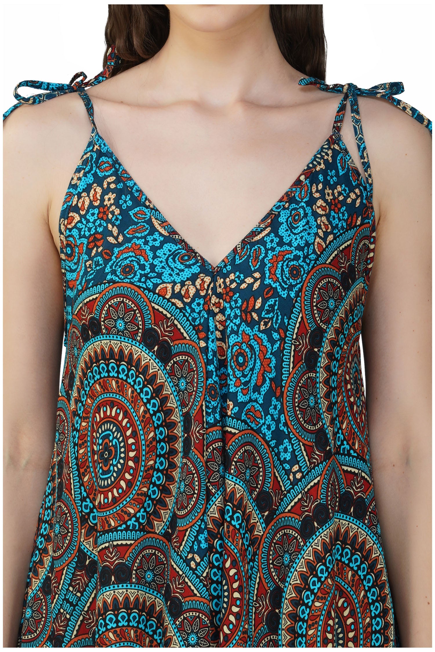 Full Length Jumpsuit - Turquoise