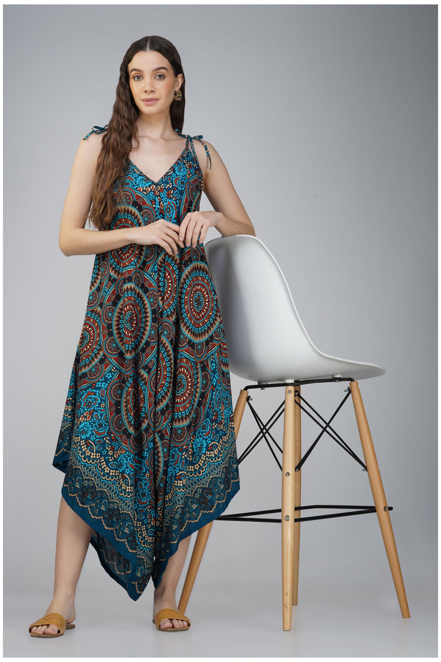 Full Length Jumpsuit - Turquoise